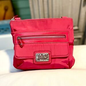 *EUC* Brighton Go Crossbody Bag - Out & Inside Pockets - Key Ring Nylon Interior